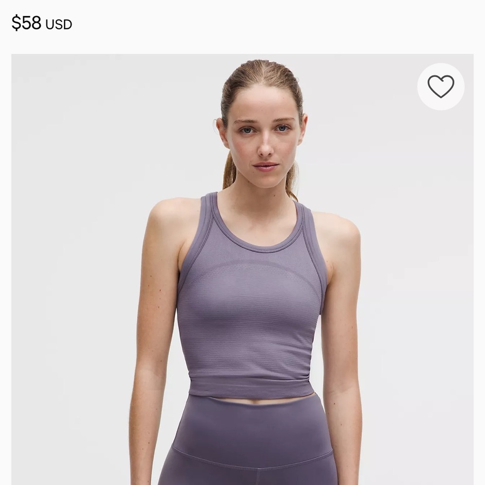 Lululemon black Athletic Tank Top